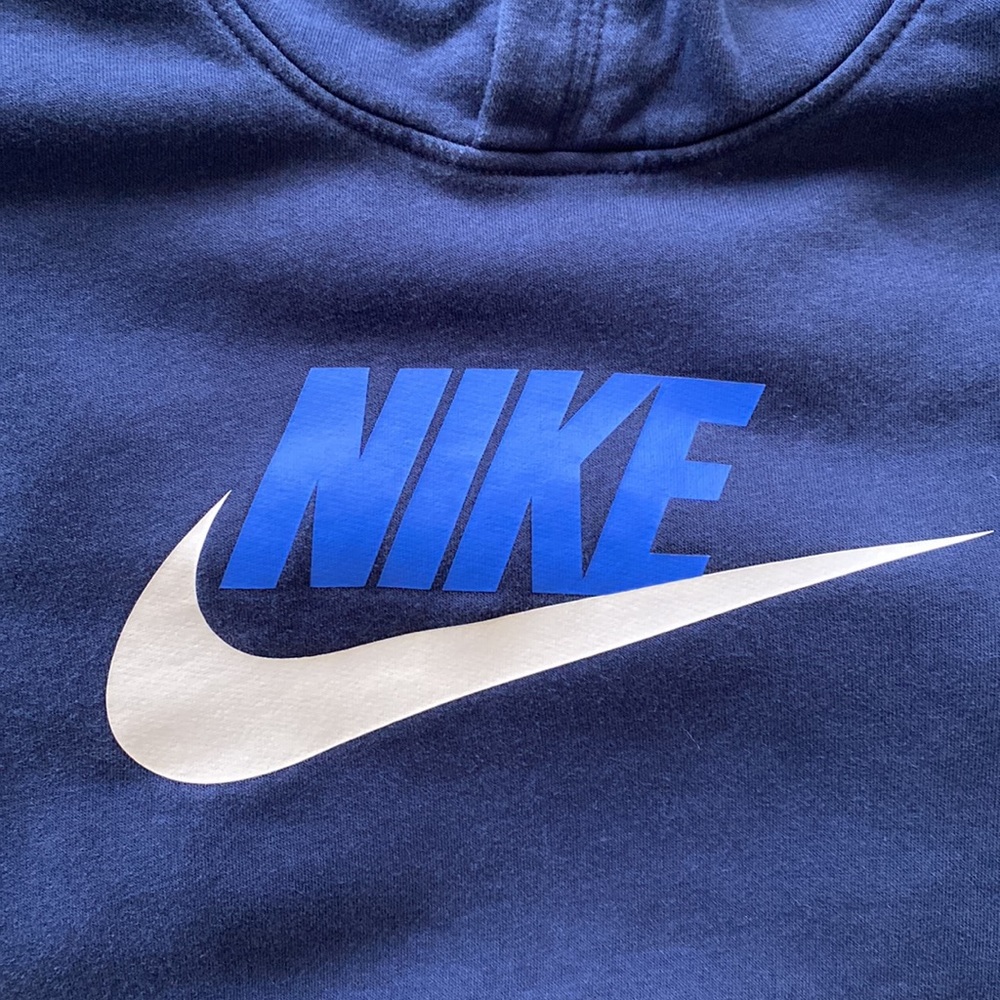 Nike Boys Navy Logo Sweatshirt - Picture 2 of 6